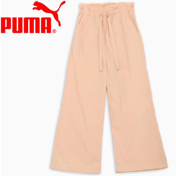 プーマ SUMMER ウーブン ワイドパンツ 686913-96 レディース 返品不可