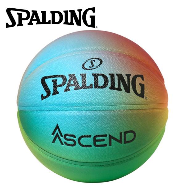 スポルディング BASKETBALL アセンド ブライトレインボー コンポジット 7号球 77-35...
