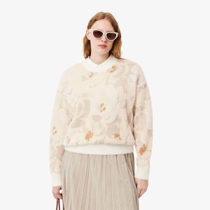 ラコステ ニット セーター フローラルジャカー...の詳細画像1