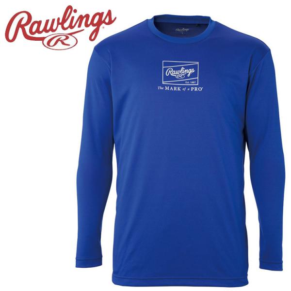 ローリングス Rawlings ナガソデロゴプリント Tシャツ AST15S06-RY