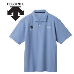 デサント DESCENTE SUNSCREEN 鬼鹿の子 バックロゴ ポロシャツ メンズ DMMXJA73-SA｜szone