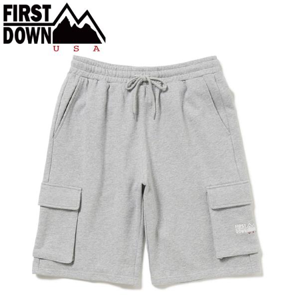 FIRST DOWN USA SWEAT CARGO SHORTS F121039-03 メンズ レ...
