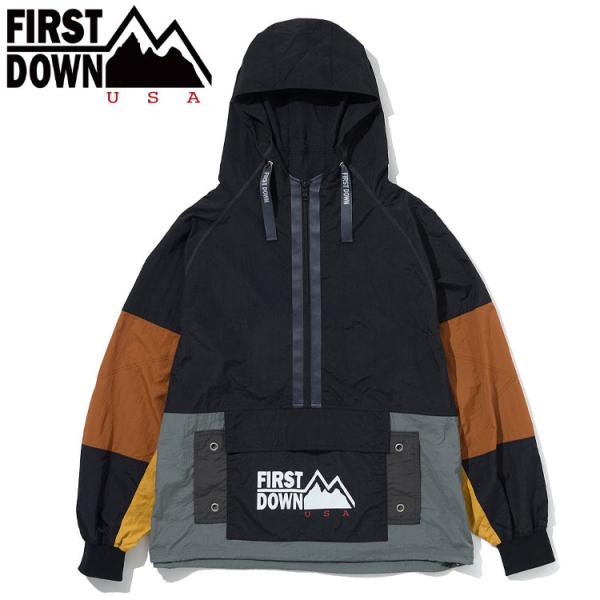FIRST DOWN USA マルチカラー アノラック MULTICOLOR ANORAK F141...