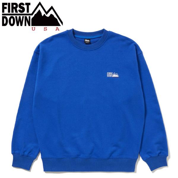 FIRST DOWN USA LOGO CREW SWEAT ロゴ クルー スウェット F97204...