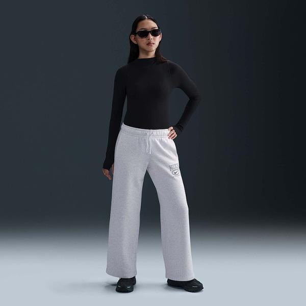 ナイキ ウィメンズNSW クラブ フリース MR GX ワイド P HJ0870-051 レディース