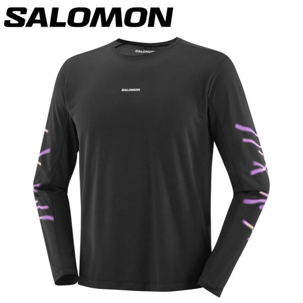 サロモン SHKout CORE LS TEE GFX M LC2791200 メンズ