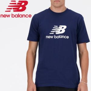 【ポイント10倍】 ニューバランス New Balance Stacked Logo ショートスリー...