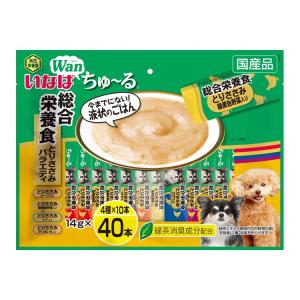 いなばペットフード いなば Wanちゅ〜る 総合栄養食 とりささみバラエティ 14g×40本