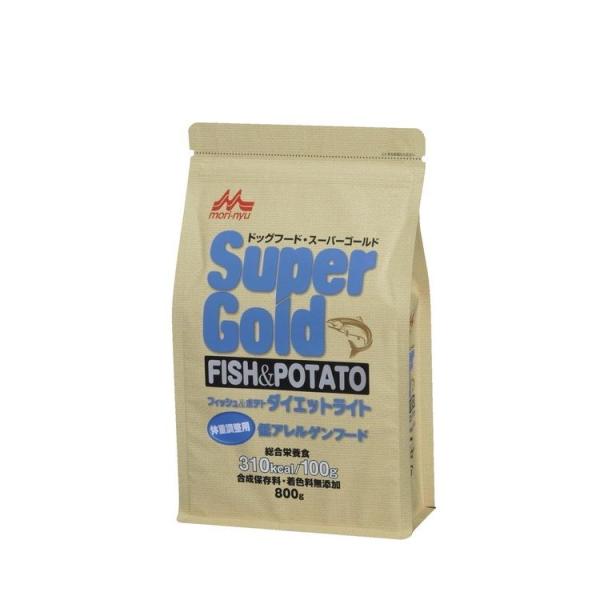 森乳サンワールド スーパーゴールド フィッシュ＆ポテト ダイエットライト 800g
