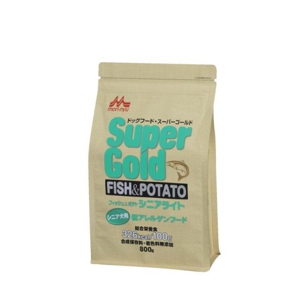 森乳サンワールド スーパーゴールド フィッシュ＆ポテト シニアライト 800g