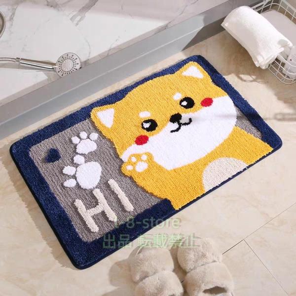 玄関マット ドアマット 可愛い 動物 犬柄 バスマット すべり止め モコモコ 吸水性いい株式会社錦 ...