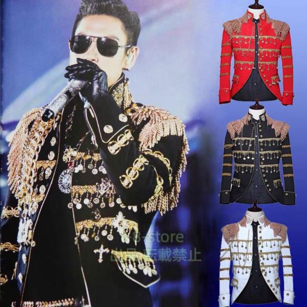 ステージ衣装メンズジャケット舞台衣装カラオケ衣装男性発表会ダンス衣装パーティ司会カラオケ衣装忘年会株...