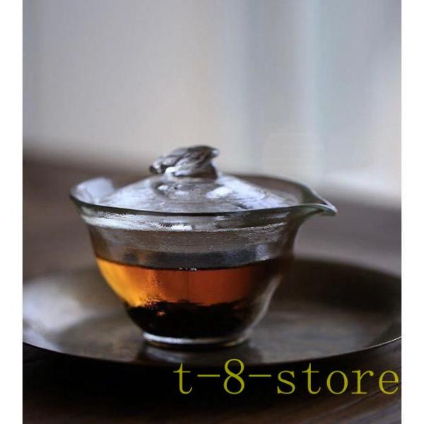 中国茶器 ガラス製 蓋碗 中国茶 台湾茶 茶葉 ウーロン茶 結婚祝い 烏龍茶