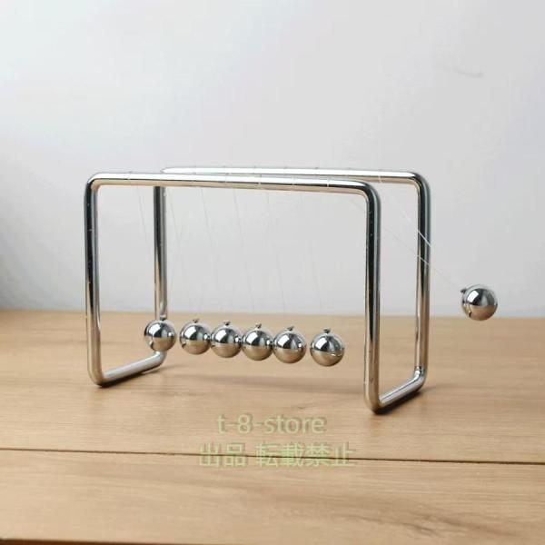 ニュートンのゆりかごバランスボール、金属フレームと7つのボール、スイング時間30秒株式会社錦心理学に...