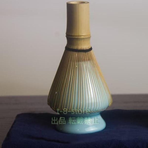 百本立 茶道具 茶筅くせ直し 茶杓 100本立 3点セット 茶せん 茶筅セット ちゃせん 抹茶点て ...