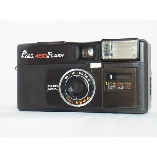 【動作確認済】フジ　ポケットフジカ450フラッシュ　コンパクトフィルムカメラ　