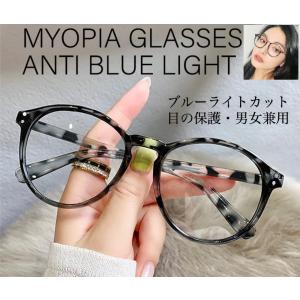 2 ボストン メガネ べっ甲柄 ブルーライトメガネ 伊達眼鏡 男女兼用