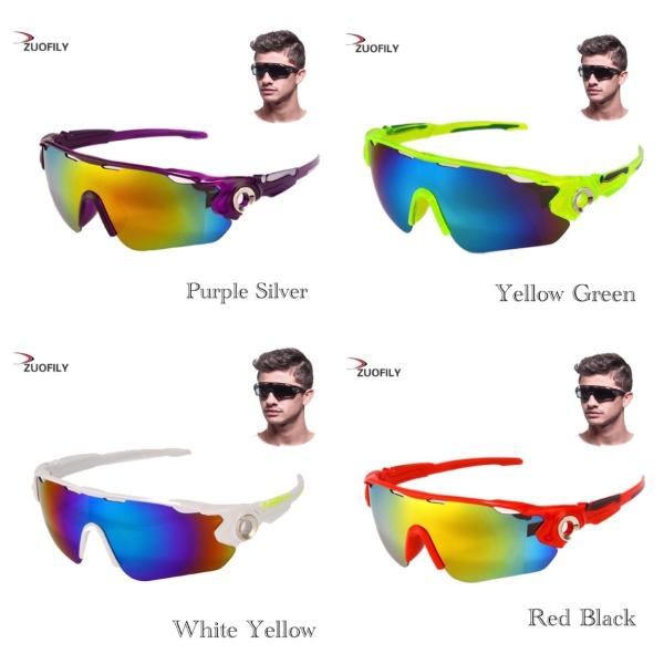 4 スポーツサングラス　サングラス　メガネ　レンズ　 UV400 紫外線 カット　自転車　アウトドア...