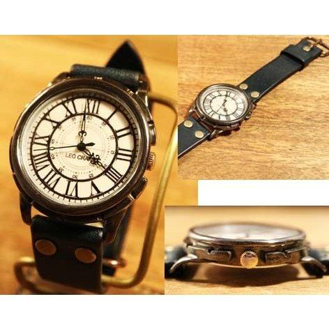 時計作家のこだわり手作り腕時計　LEO CRAFT レオクラフト メンズ BS-GW121