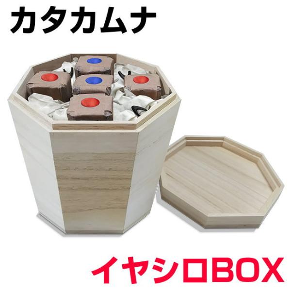 カタカムナ イヤシロBOX　八角型桐箱　奇跡のコイルBLACK EYEブラックアイの丸山修寛監修　カ...