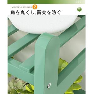 ガーデンラック フラワースタンド 天然竹製 フ...の詳細画像2