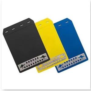 軽トラ マッドガード 汎用 泥除け 軽トラサイズ 2P ABS素材 マッドフラップ ブラック/レッド カスタム パーツ ハイゼット ミニキャブ キャリイ