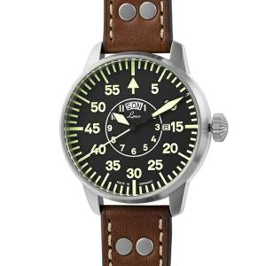 ラコ パイロット チューリッヒ 腕時計 Laco 861806 PILOT Zurich ブラック 新品電池で安心出荷｜t-award