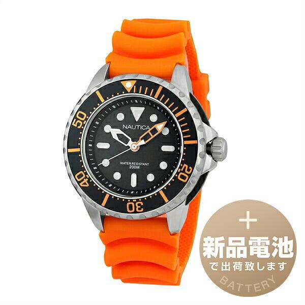 ノーティカ ウォッチ 腕時計 NAUTICA A18633G ブラック 黒 新品電池で安心出荷