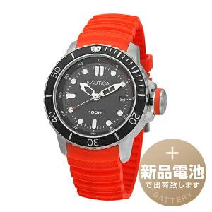 ノーティカ NMS ダイブ スタイル デイト 腕時計 NAUTICA NAD18518G ブラック 黒 新品電池で安心出荷