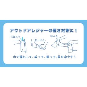コアブルー ワッフル ネッククールタオル 冷感...の詳細画像1