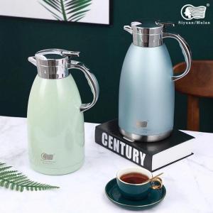 魔法瓶ポット 2.3L 保温 保冷 おしゃれ 家庭用 ステンレスポット