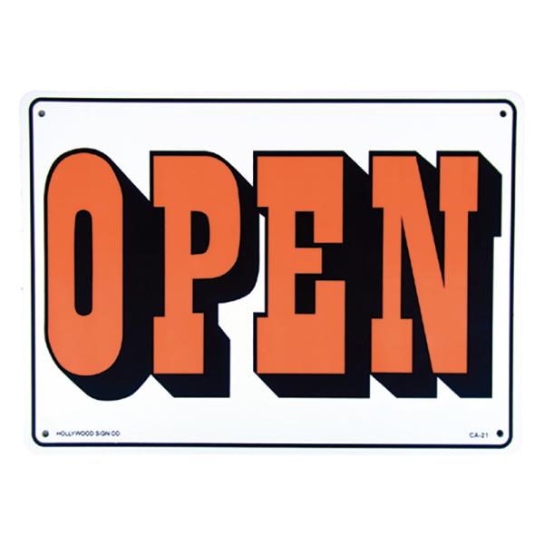 プラスチックサインボード オープンクローズ OPEN/CLOSED CA-21 男前インテリア メッ...