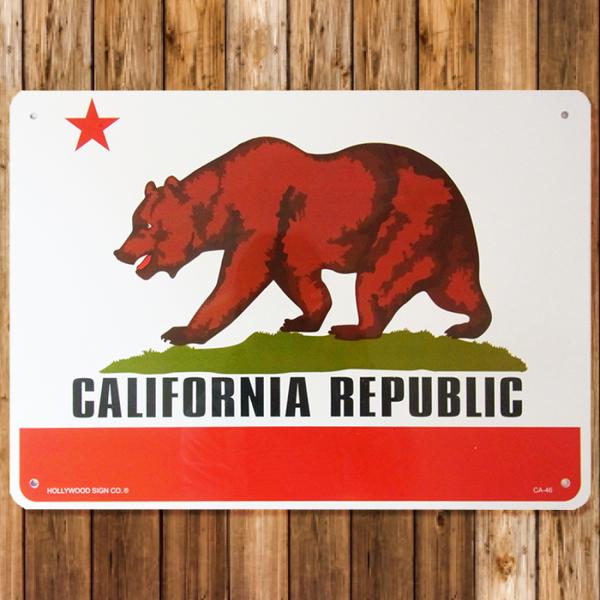 プラスチックサインボード カリフォルニアリパブリック Californiarepublic CA-4...