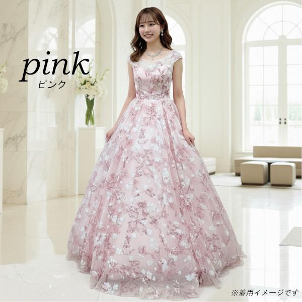 カラードレス　演奏会ドレス ピンク系 背中ファスナー 舞台衣装 ステージ衣装 二次会 花嫁衣裳 前撮...