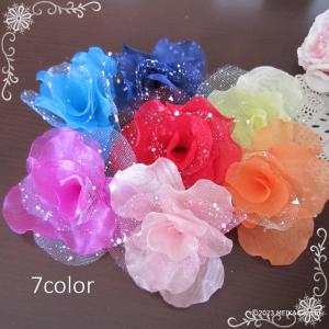 コサージュ 同色3個セット 髪飾り 花飾り ドレ...の商品画像