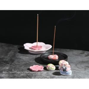 小さいインセンスホルダー お香立て 陶器 おしゃれ