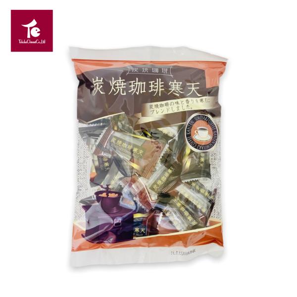 珈琲 寒天 ゼリー コーヒー寒天 お茶請け お菓子 個包装 炭焼珈琲寒天 170g×1袋