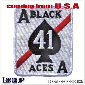 ミリタリーワッペン VF-41 ブラックエイセズ アメリカ軍パッチ U.S.