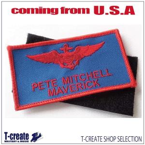 ネームタグ トップガン マーベリック ミリタリーワッペン アメリカ軍パッチ U.S.NAVY｜t-createshop