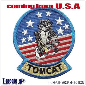 ミリタリーワッペン F-14 トムキャット マスコット アメリカ軍パッチ U.S.NAVY｜t-createshop