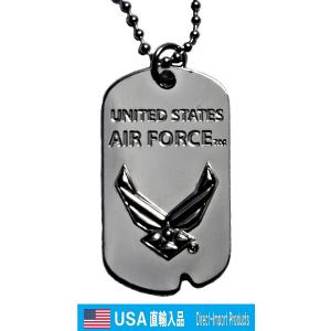 ドッグタグ ペンダント U.S.AIR FORCE EAGLE CREST U.S.ミリタリー｜t-createshop