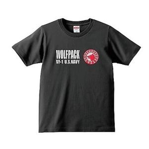 ミリタリー Tシャツ アメリカ海軍 ウルフパック VF-1 U.S.NAVY