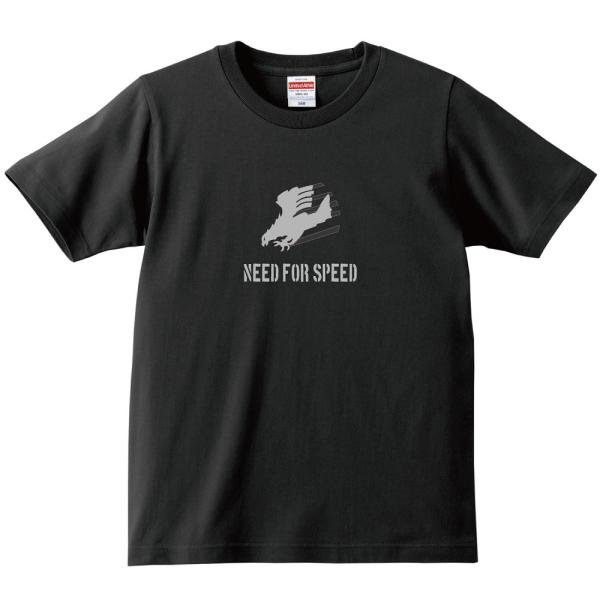 ミリタリー Ｔシャツ アシッドブラック NEED FOR SPEED VF-1