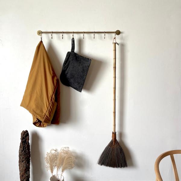Madam Stoltz アイアンコートラック アイアンフック 幅84cm ハンドメイド ビス付き