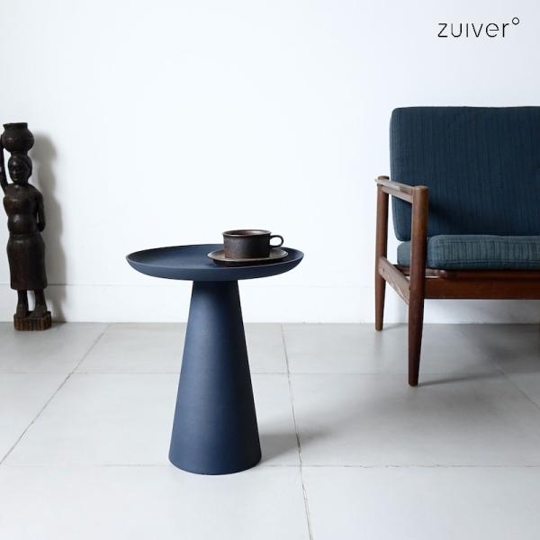 Zuiver SIDE TABLE RINGAR サイドテーブル 円形 ネイビー 幅34.5x高さ4...