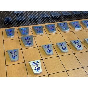 将棋 駒 チタン 一式の詳細画像2