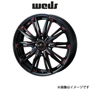 ウェッズ レオニス GX アルミホイール 1本 スペーシア/スペーシアベース MK32S/MK42S 15インチ ブラック/レッド 0039330 WEDS LEONIS