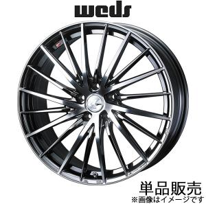 レオニスFR エクストレイル T31 17インチ アルミホイール 1本 ブラックメタルコート/ミラーカット 0041676 WEDS LEONIS FR