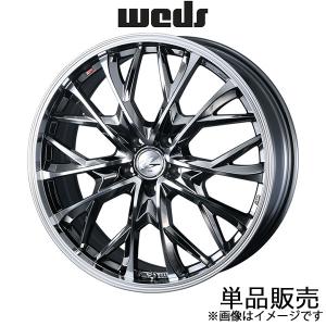 レオニスMV エクストレイル T31 16インチ アルミホイール 1本 ブラックメタルコート/ミラーカット 0041714 WEDS LEONIS MV