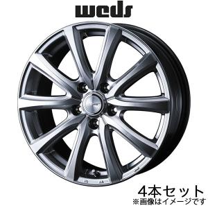 ジョーカースマッシュ リーフ ZE0 16インチ アルミホイール 4本 メタリックシルバー 0042050 WEDS STYLISH WHEELS JOKER SMASH